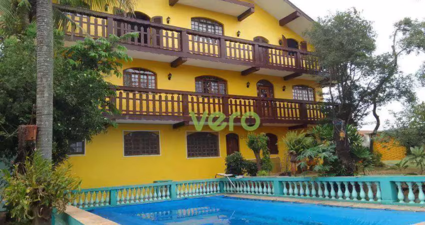 Chácara com 7 dormitórios à venda, 1000 m² por r$ 1.000.000,00 - balneário salto grande - americana/sp
