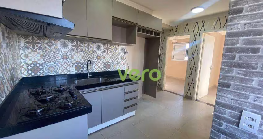 Apartamento com 2 dormitórios à venda, 49 m² por r$ 210.000,00 - jardim das orquídeas - santa bárbara d'oeste/sp