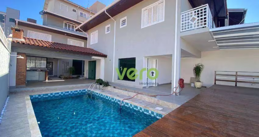 Casa com 4 dormitórios para alugar, 425 m² por r$ 6.428,16/mês - catharina zanaga - americana/sp