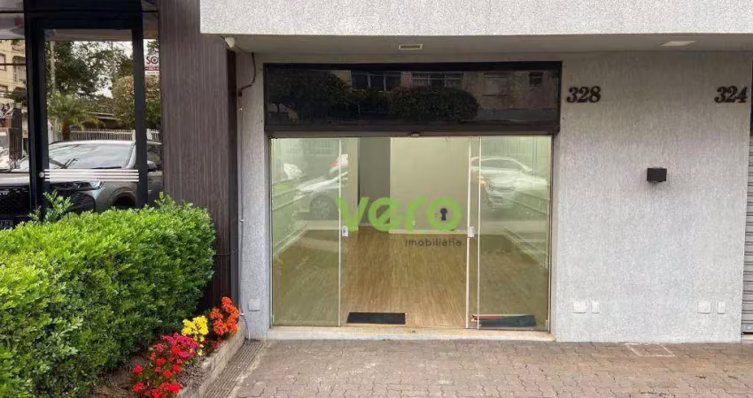 Salão para alugar, 47 m² por r$ 2.412,50/mês - chácara machadinho ii - americana/sp