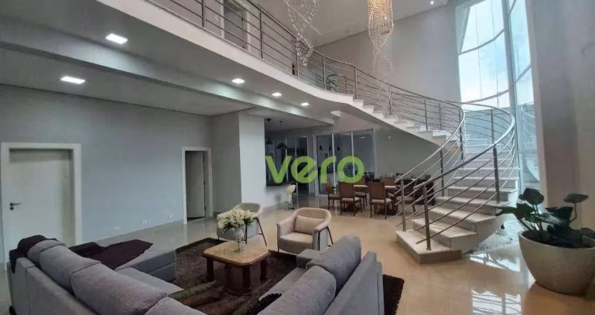 Casa com 4 dormitórios, 436 m² - venda por r$ 3.200.000,00 ou aluguel por r$ 17.280,00/mês - loteamento residencial jardim dos ipês amarelos - americana/sp