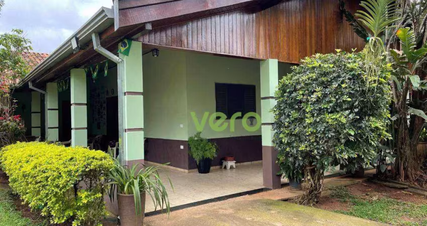 Chácara com 3 dormitórios à venda, 1264 m² por r$ 700.000,00 - bosque dos eucaliptos - nova odessa/sp