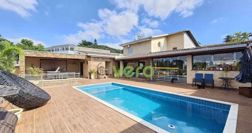 Chácara com 5 dormitórios à venda, 1000 m² por r$ 1.900.000,00 - residencial praia dos namorados - americana/sp