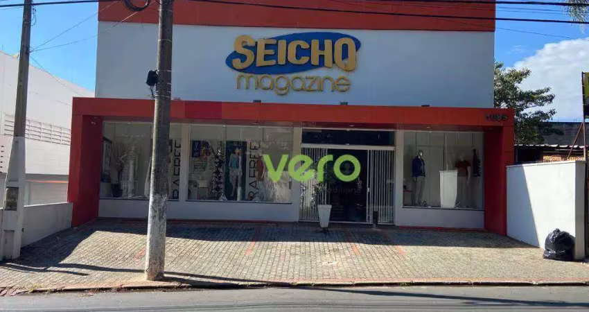 Salão para alugar, 704 m² por r$ 22.075,00/mês - balneário salto grande - americana/sp