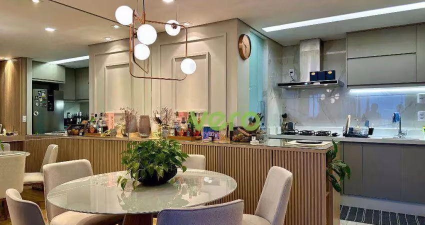 Apartamento com 2 dormitórios à venda, 70 m² por r$ 720.000,00 - jardim ipiranga - americana/sp