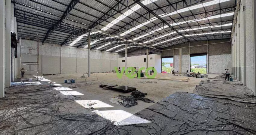 Alpão para alugar, 1707 m² - jardim industrial progresso - nova odessa/sp