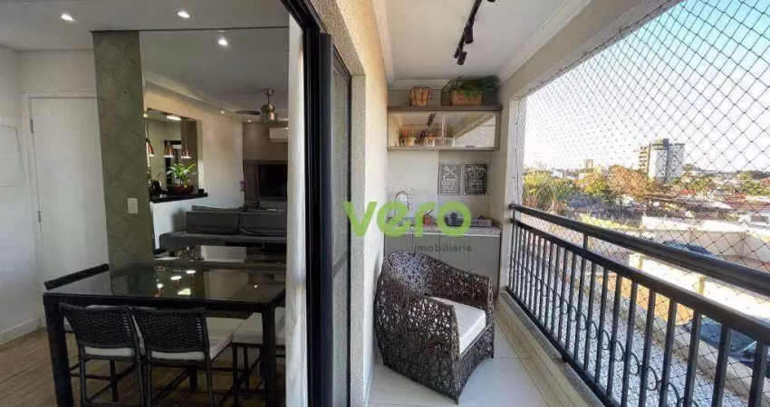 Apartamento com 3 dormitórios à venda, 70 m² por r$ 690.000,00 - jardim ipiranga - americana/sp