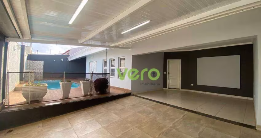Casa com 3 dormitórios para alugar, 207 m² por r$ 5.645,80/mês - jardim ipiranga - americana/sp