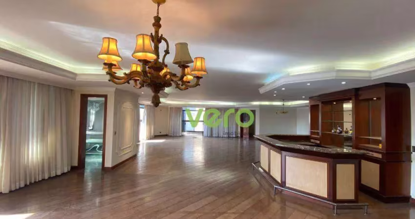Apartamento com 4 dormitórios para alugar, 464 m² por r$ 15.573/mês - centro - americana/sp
