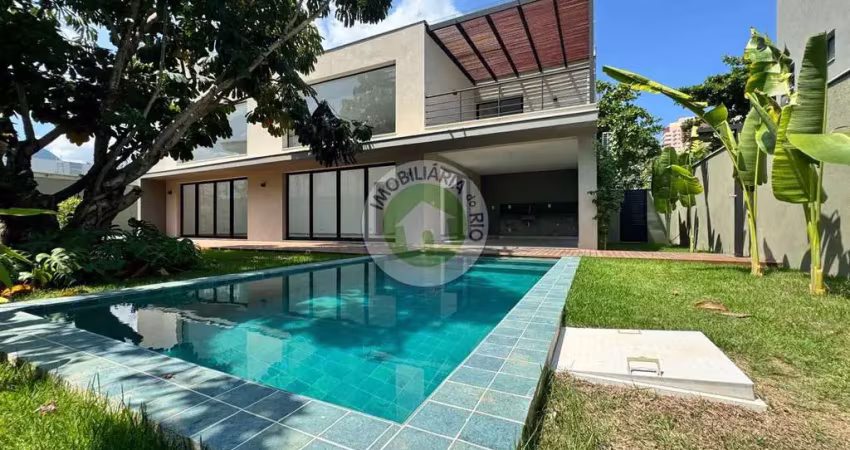 Casa de luxo em condomínio na barra da tijuca, rio de janeiro - 4 quartos, 4 suítes, 2 salas, 6 banheiros - 422m²
