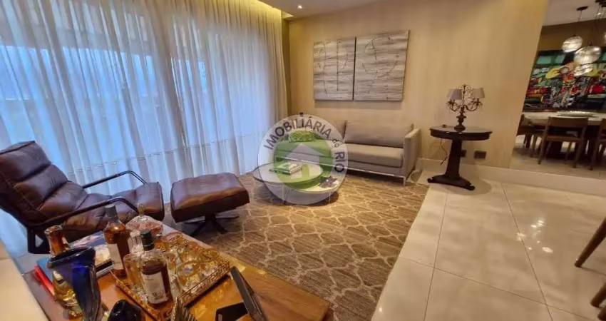 Apartamento à venda na barra da tijuca, rio de janeiro - 3 quartos, 3 suítes, 3 salas, 4 banheiros, 2 vagas - 156m².