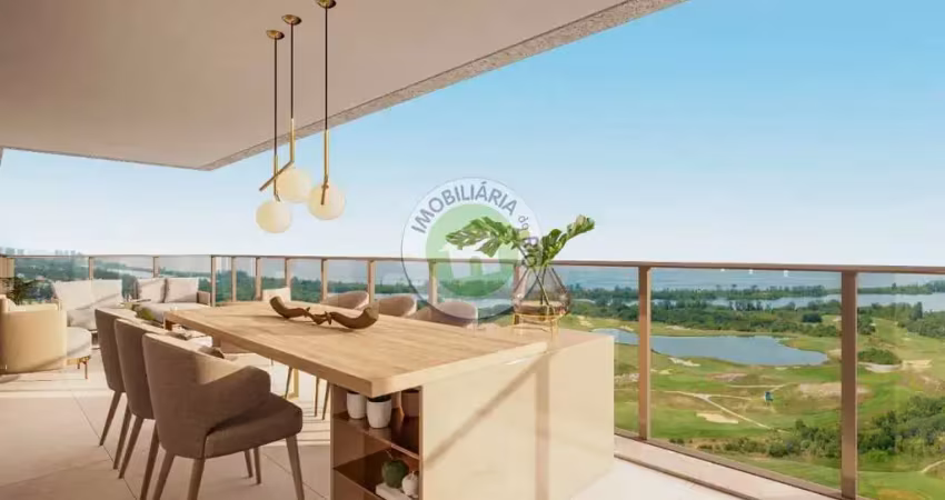 Apartamento de luxo com 3 suítes na barra da tijuca: 132,20m², 1 sala, 5 banheiros e 2 vagas! venha conferir!