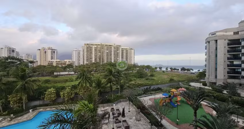 Apartamento de luxo na barra da tijuca: 4 quartos, 3 suítes, 2 salas, 5 banheiros, 3 vagas de garagem, 230m² - rio de janeiro-rj.