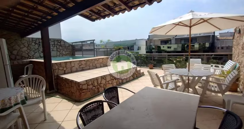 Cobertura 246m², com a mais valia regularizada. gleba b, com fácil acesso para sair e entrar no recreio dos bandeirantes!