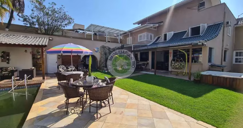 Casa de 5 quartos, área de lazer completa, no coração da barra da tijuca!!!!
