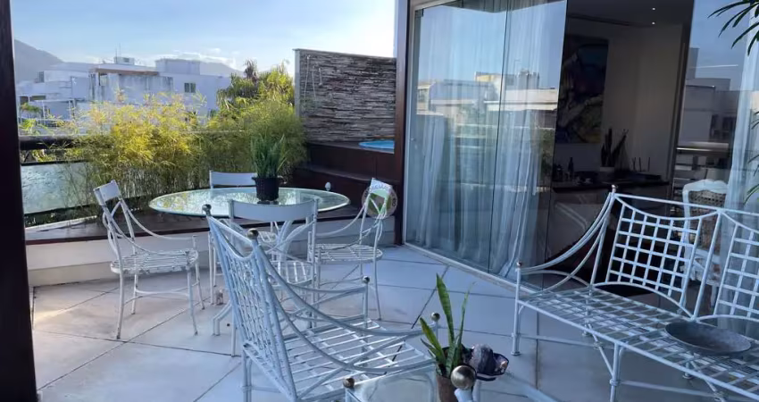 Cobertura de luxo à venda no recreio dos bandeirantes: 3 quartos, 2 suítes, 3 salas, 4 banheiros, 4 vagas, 193m². confira!