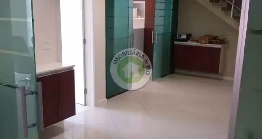 Espetacular sala de cobertura com mezanino no le monde, melhor condomínio comercial da barra da tijuca!