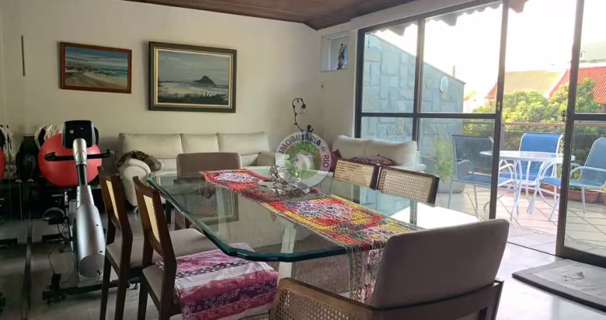 Jardim Oceânico - Cobertura 4 quartos com Varandão na frente e Piscina reservada na cobertura atrás - Vista Pedra da Gávea