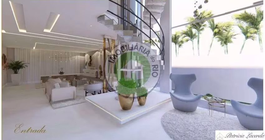Casa de 750m², 5 suítes no condomínio alphaville - barra da tijuca
