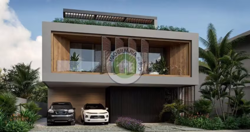 Casa de 973m², 5 suítes no condomínio alphaville - barra da tijuca