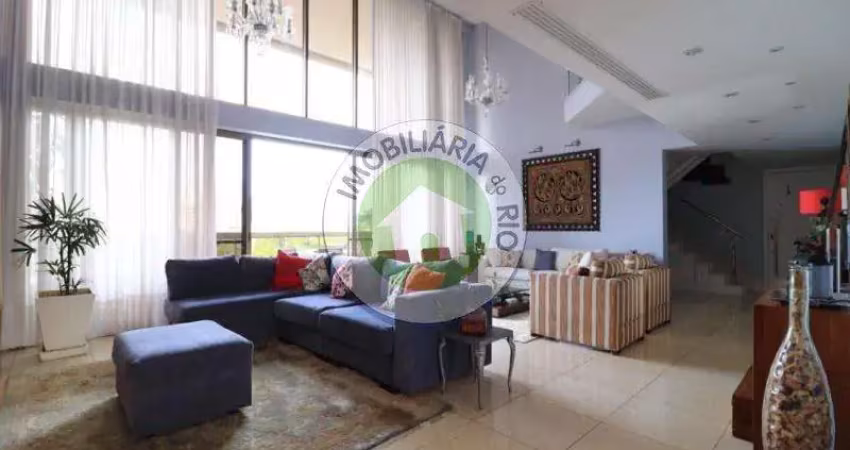 Apartamento duplex à venda, 310 m² por r$ 4.700.000,00 - barra da tijuca - rio de janeiro/rj