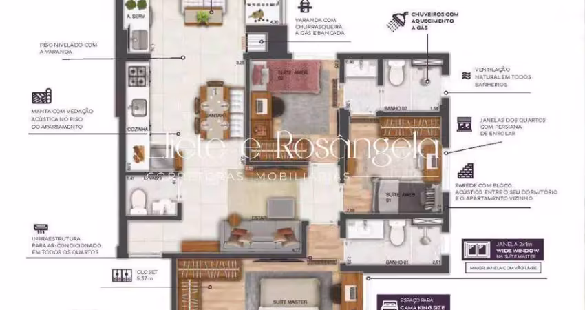 Apartamento andar alto para venda no wonder, sol da manhã.