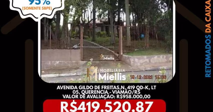 Imóvel Retomado CAIXA no bairro QUERÊNCIA em Viamão - OPORTUNIDADE ÚNICA!