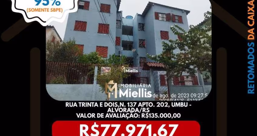 Imóvel Retomado CAIXA no bairro UMBU em Alvorada - OPORTUNIDADE ÚNICA!
