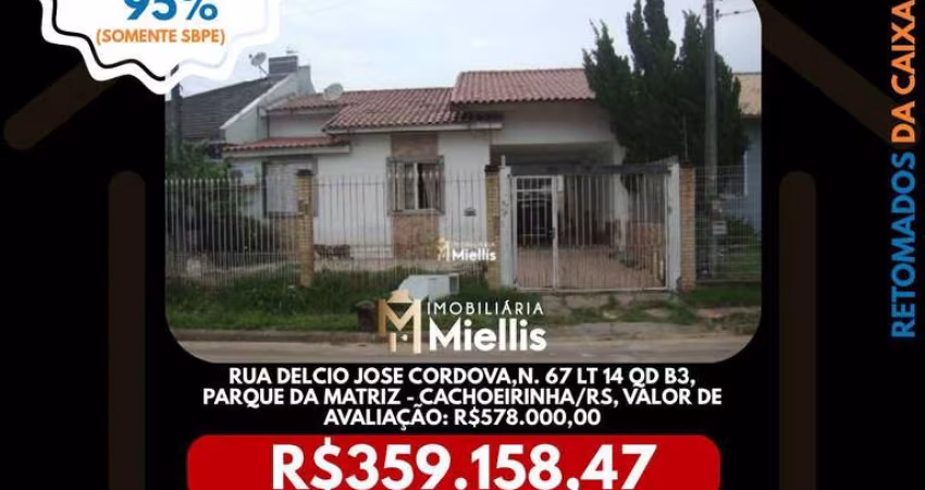 Imóvel Retomado CAIXA no bairro PARQUE DA MATRIZ em CACHOEIRINHA - OPORTUNIDADE ÚNICA!