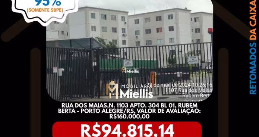 Imóvel Retomado CAIXA no bairro RUBEM BERTA em PORTO ALEGRE - OPORTUNIDADE ÚNICA!