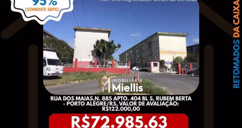 Imóvel Retomado CAIXA no bairro RUBEM BERTA em PORTO ALEGRE - OPORTUNIDADE ÚNICA!
