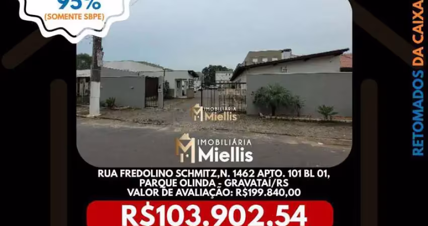 Imóvel retomado caixa no bairro parque olinda em gravatai - oportunidade única!