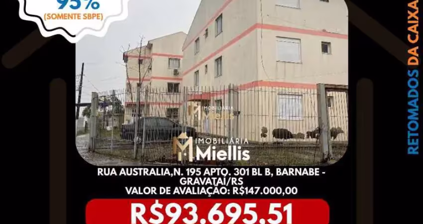 Imóvel retomado caixa no bairro barnabé em gravataí - oportunidade única!