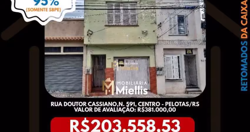 Imóvel retomado caixa no bairro centro em pelotas - oportunidade única!
