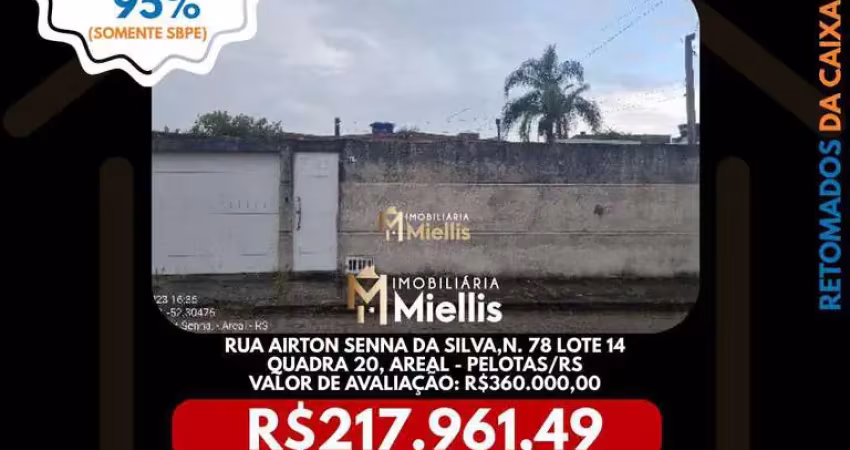 Imóvel retomado caixa no bairro areal em pelotas - oportunidade única!
