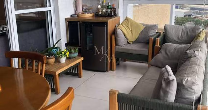 Apartamento com 3 dormitórios, varanda gourmet, lazer, na Ponta da Praia
