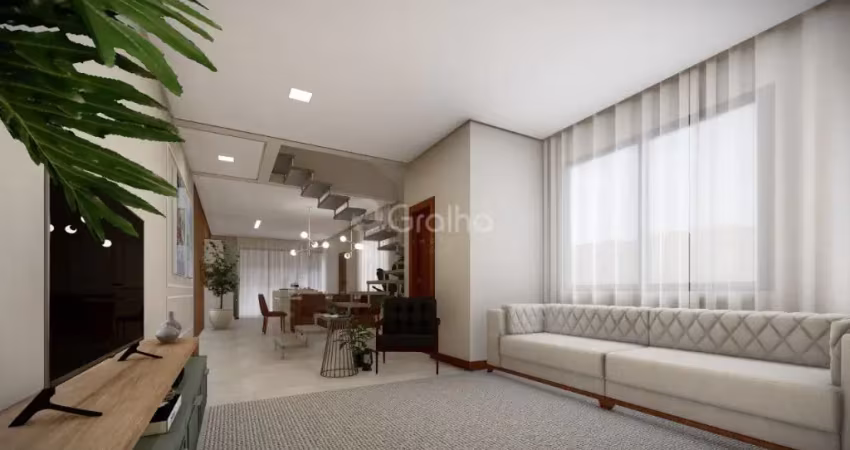 Linda casa com suítes 350 metros da praia no jardim campeche