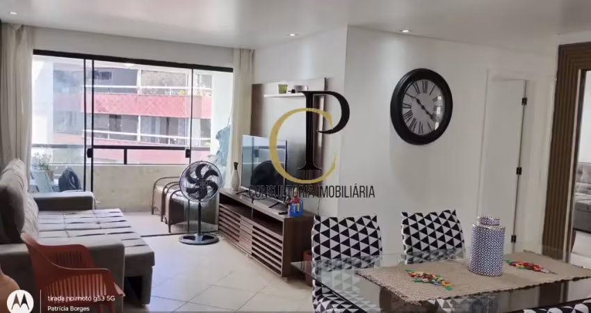 Ótimo aptº 4 quartos + dep. completa na pituba - mobiliado