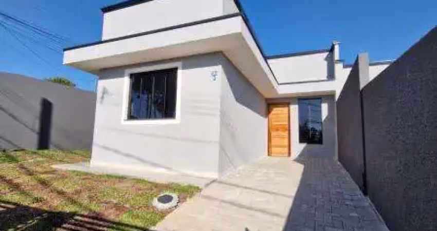 Casa com 2 dormitorios terreno de esquina no campina da barra