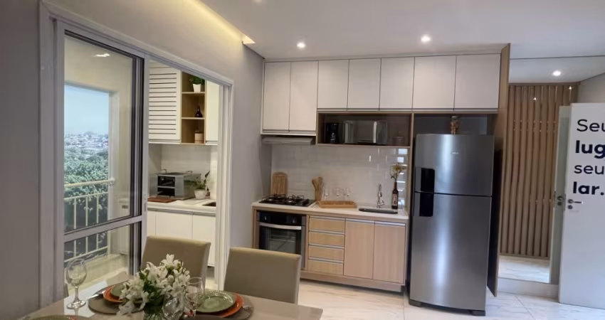 Apartamento 2 Dormitórios (1 Suíte ), varanda gourmet, Lazer Completo, Mirati, Sjc.