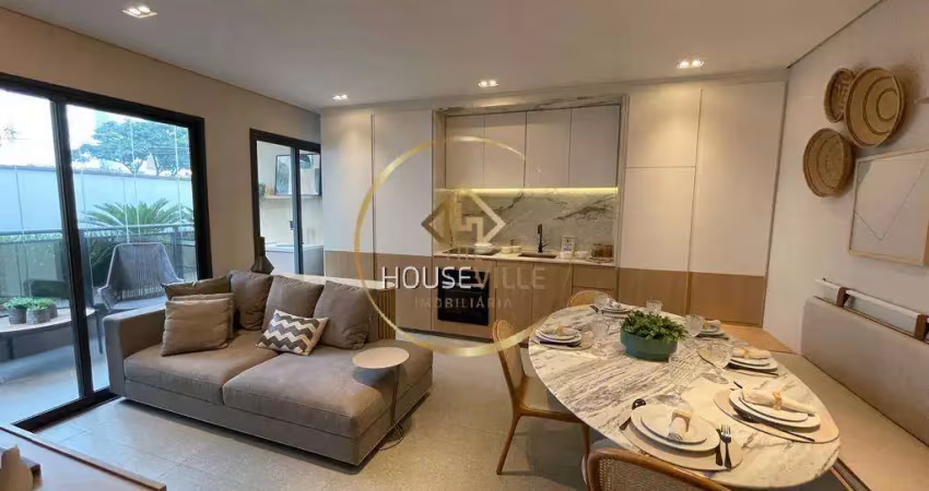 Apartamento 2 dormitórios ( 1 suíte), 2 vagas, quadria rdc, aquarius, sjc.