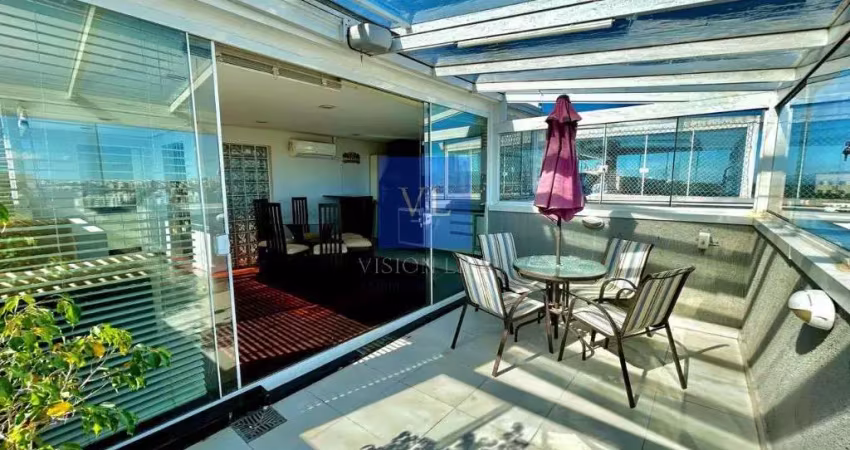 Cobertura à venda no boa vista, santa cândida, curitiba-pr: 3 quartos, 1 suíte, 2 salas, 3 banheiros, 2 vagas, 192m²!