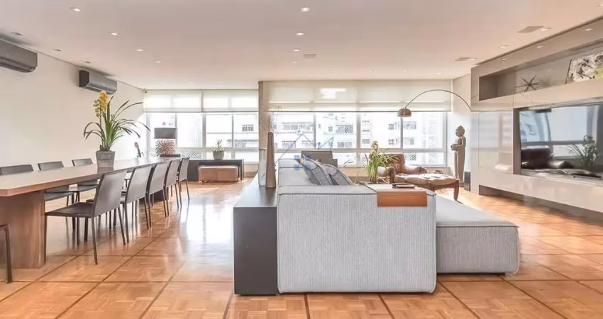 Apartamento 220m² em higienópolis 3 dorm 2 suítes 1 vaga