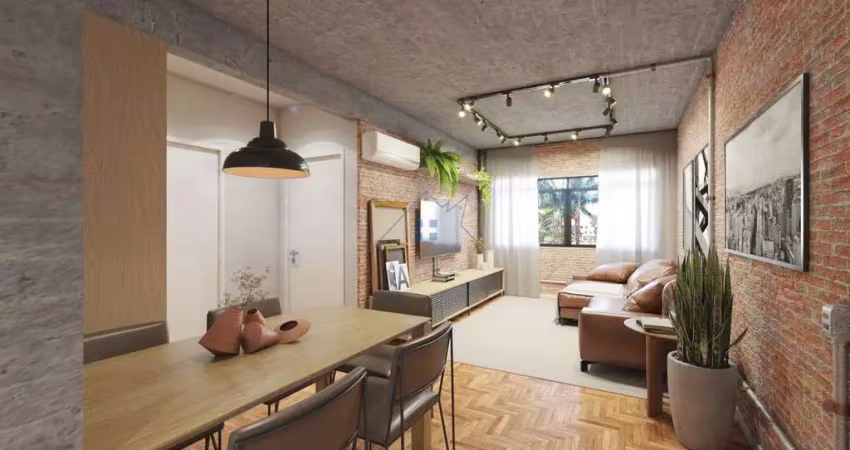 Apartamento em higienópolis com 120m² 2 dorm 1 suíte 1 vaga
