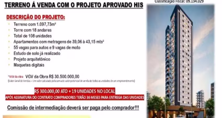 “essa é a chance de multiplicar seu patrimônio com um projeto pronto pra construir!'
