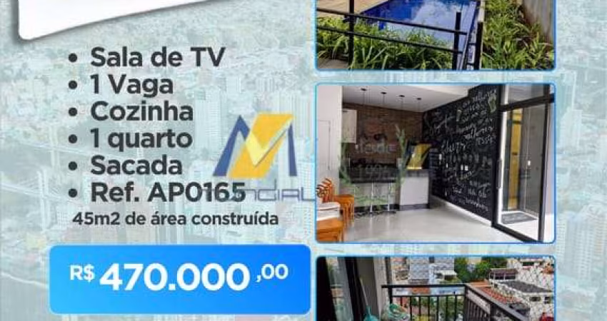 Apartamento com 1 quarto à venda no Campestre, Santo André 