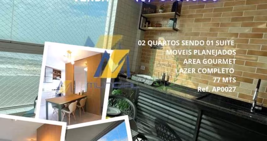 Apartamento com 2 quartos à venda na Av. Mário Covas Junior, Vila Atlântica, Mongaguá