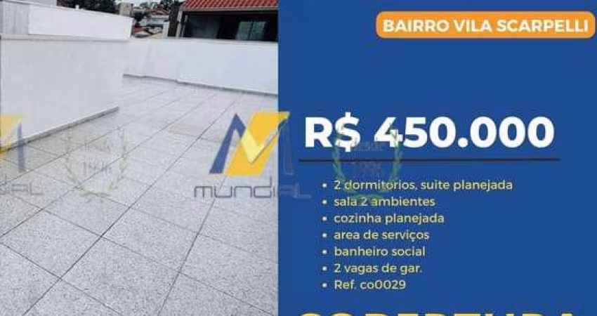 Apartamento com 2 quartos à venda na Vila Scarpelli, Santo André 