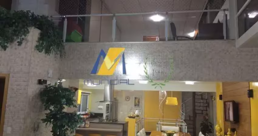 Luxuosa cobertura tríplex a venda com 3 suítes, 4 vagas em são caetano