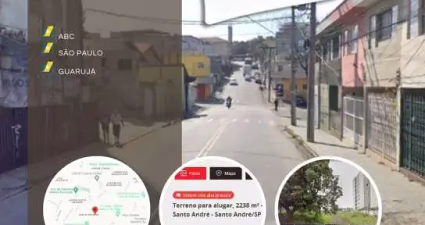 Alugo terreno em santo andré. vila alto de santo andré.